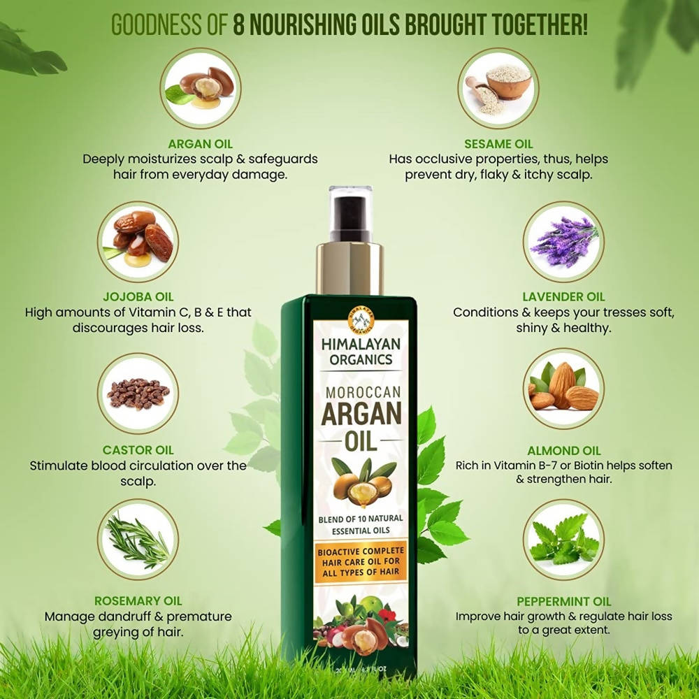Himalayan Organics Moroccan Argan Oil | Grocsy