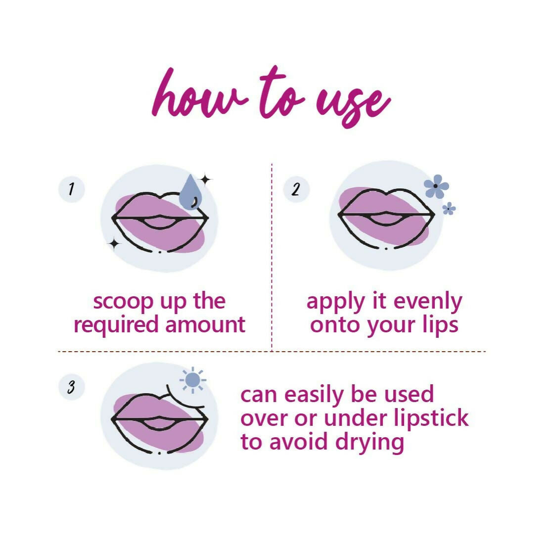 Plum Candy Melts Vegan Lip Balm Berry Feast For Dry & Chapped Lips, Natural SPF with Vitamin A | Grocsy