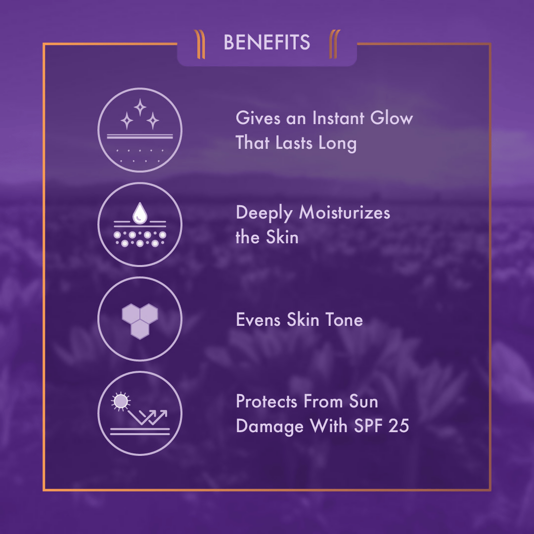 Ayuga Kashmiri Saffron Moisturizing Cream | Grocsy