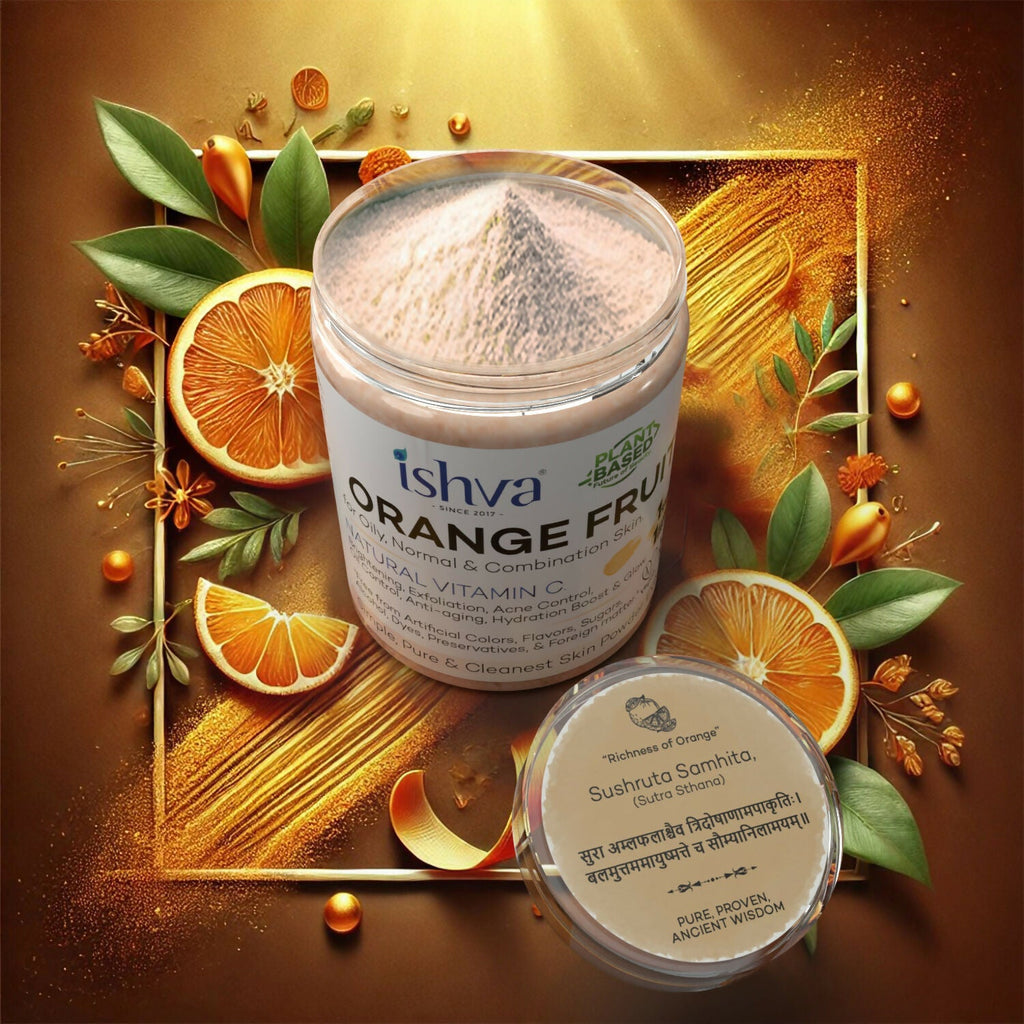 Ishva Orange Powder For Skin | Grocsy