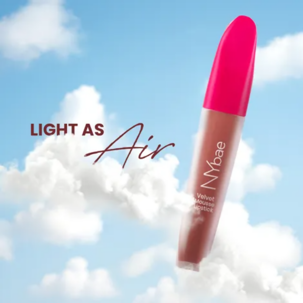 NY Bae Velvet Mousse Liquid Lipstick - Barely Bold 08 | Grocsy