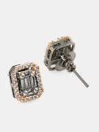 Rose Gold Diamond Studs- Ruby Raang | Grocsy