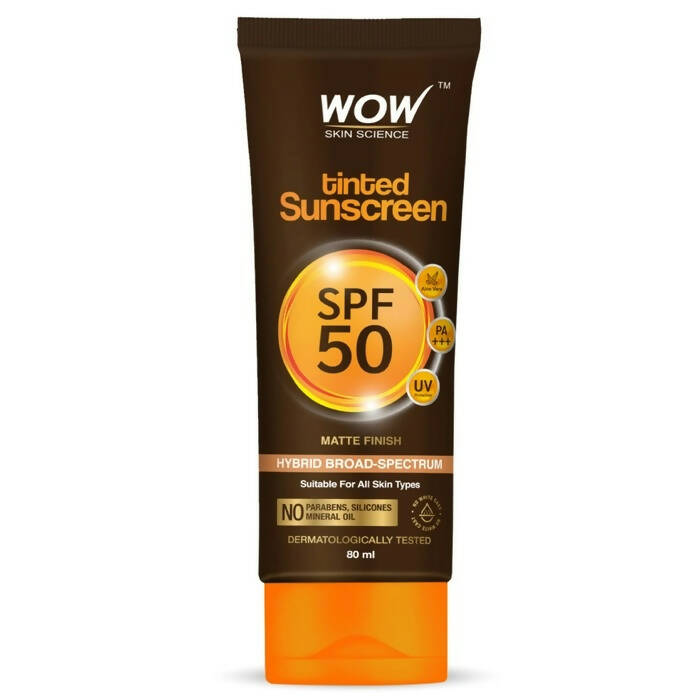 Wow Skin Science Tinted Sunscreen SPF50 Pa+++ | Grocsy