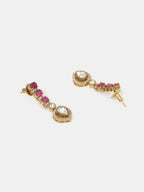 Ruby Raang Pink Kundan Necklace Set | Grocsy