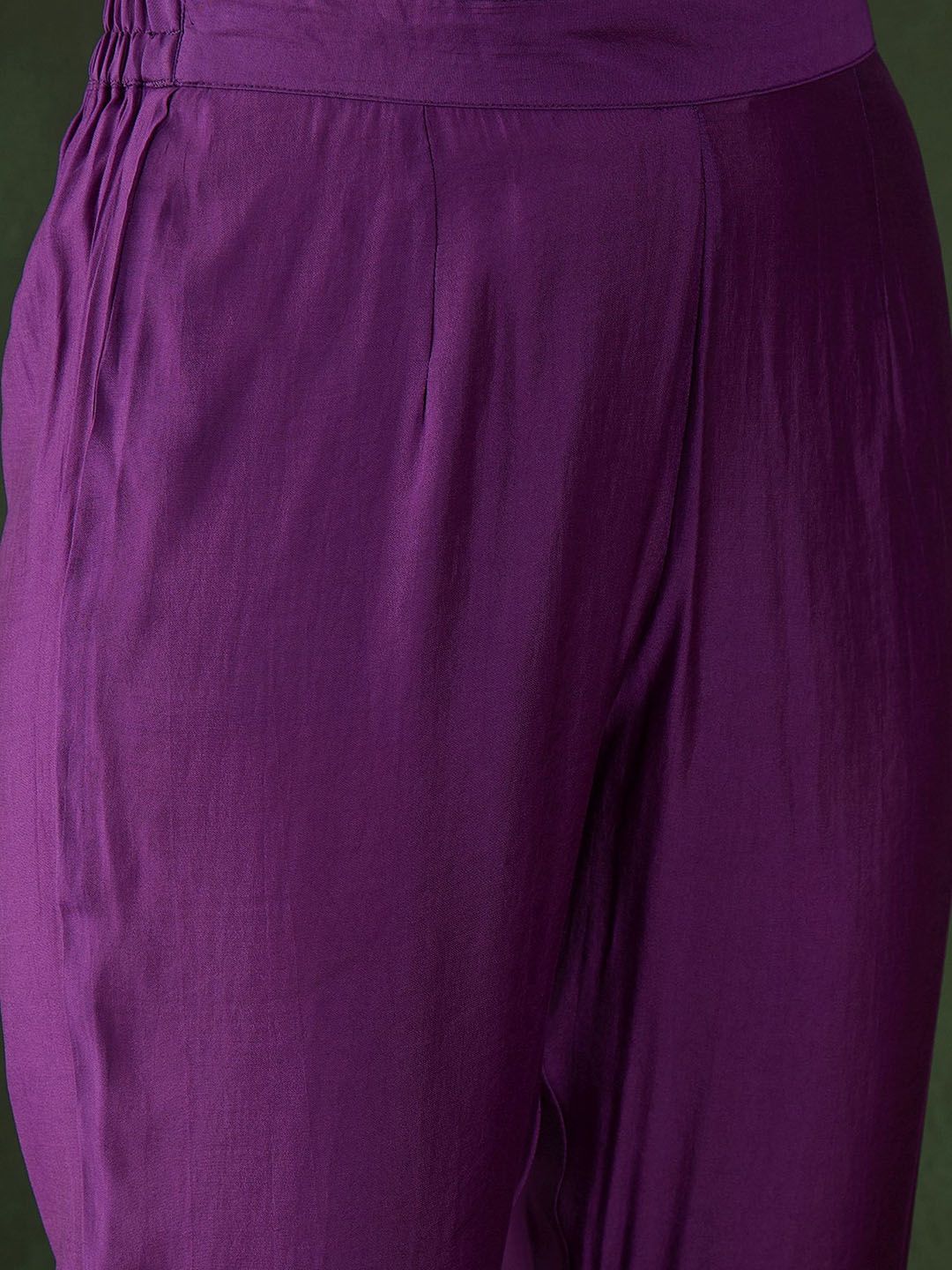 Sangria Embroidered Kurta & Trouser With Dupatta | Grocsy