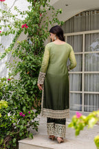 Teeya Creation Multi Color Star Georgette Embroidery Work Fully Stitched Salwar Suit | Grocsy