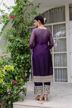 Teeya Creation Multi Color Star Georgette Embroidery Work Fully Stitched Salwar Suit | Grocsy