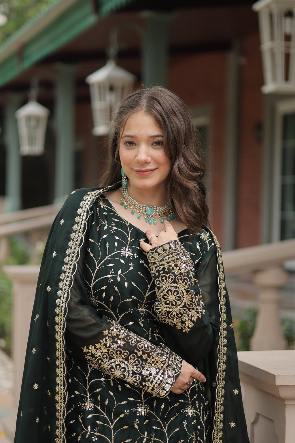 Teeya Creation Green Color rangoli Silk Heavy Sequence And Embroidery Work Fully Stitched Plazo Pair | Grocsy