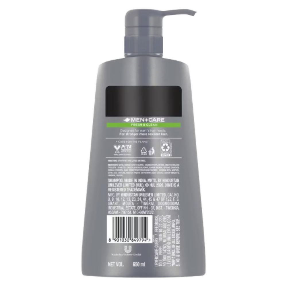 Dove Men +Care Fresh & Clean 2 In 1 Shampoo + Conditioner | Grocsy