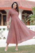 Vamika Cotton Grey Party Wear Kurti | Grocsy