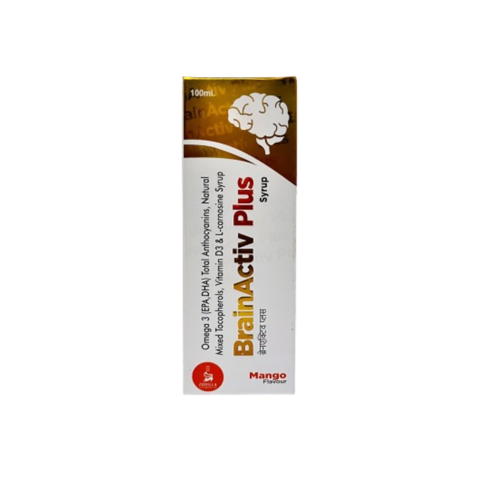 Zorilla Life Science BrainActiv I Plus Syrup I Omega 3 (EPA,DHA) | Grocsy