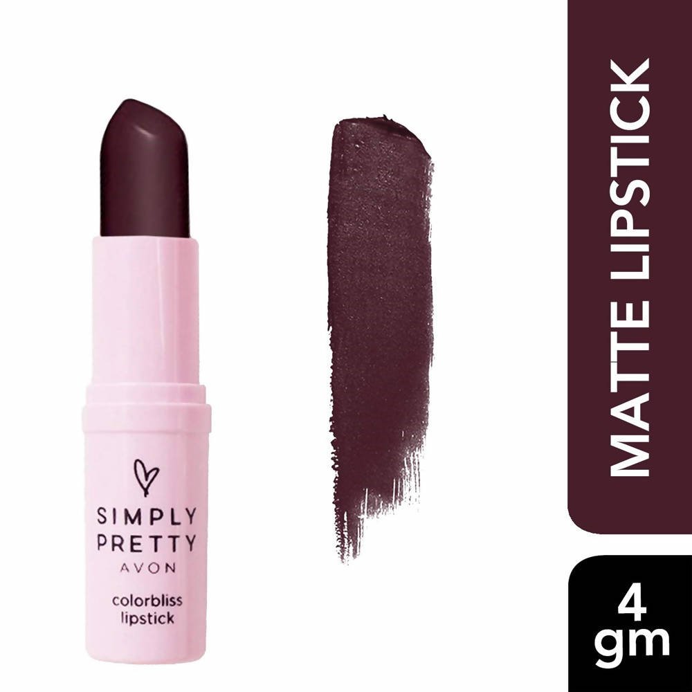 Avon Simply Pretty Colorbliss Matte Lipstick - Plum | Grocsy
