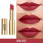 Lakme Absolute Matte Ultimate Lip Color with Argan Oil - Royal Rust | Grocsy