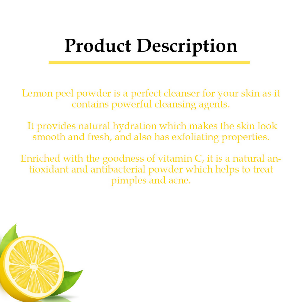 Wild Organic Lemon Peel Powder | Grocsy