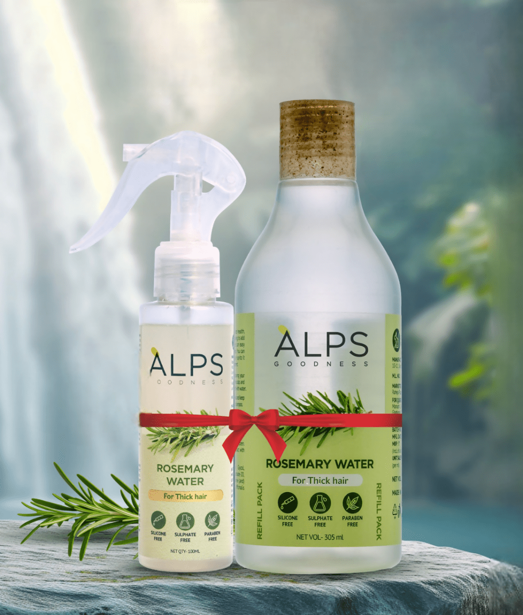 Alps Goodness Hair Growth Expert Kit with Rosemary Water Spray & Rosemary Water Refill | Grocsy