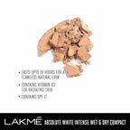 Lakme Absolute White Intense Wet and Dry Compact - Almond Honey | Grocsy