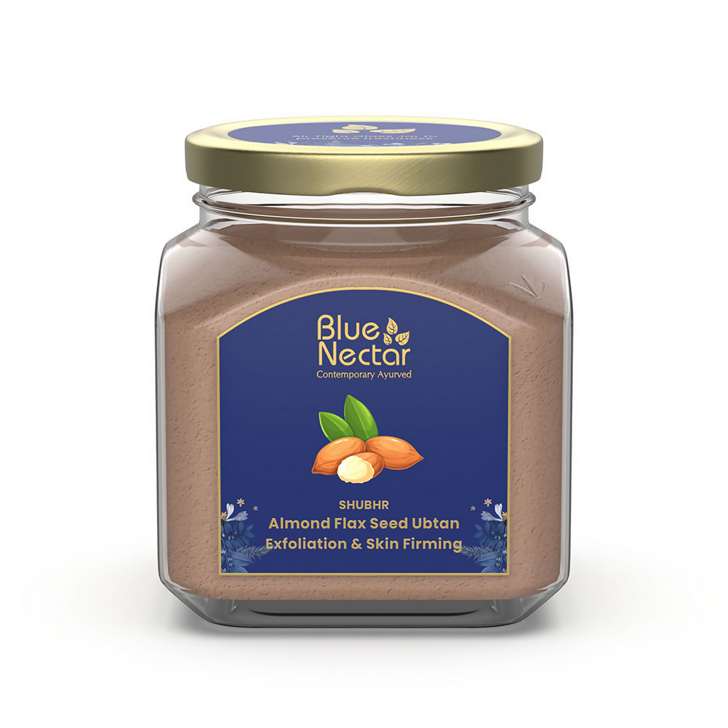 Blue Nectar Almond and Flax Seed Ubtan Face Mask | Grocsy