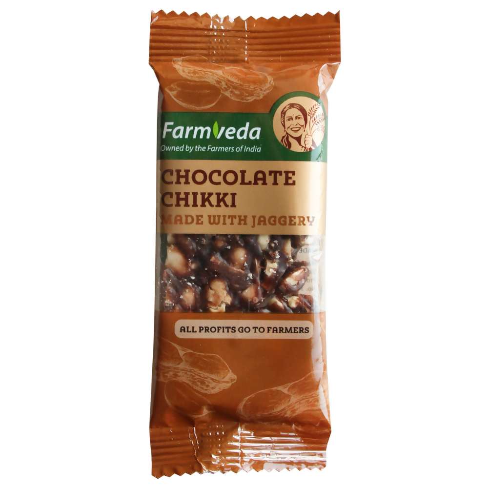 Farmveda Chocolate Chikki- Made With Jaggery | Grocsy