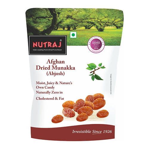 Nutraj Afghan Dried Munakka (Abjosh) | Grocsy