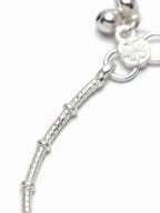 NVR Women Set of 2 Silver Plated Anklet | Grocsy