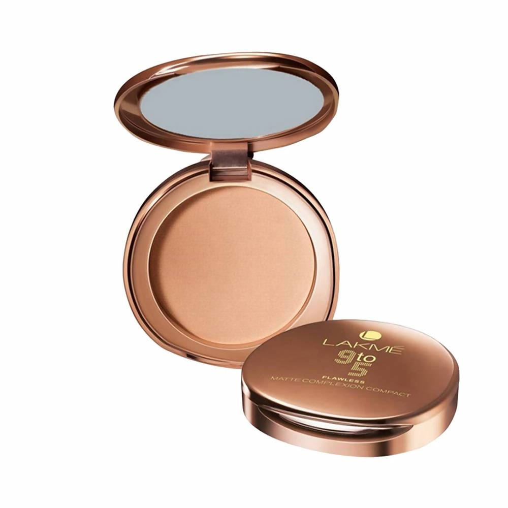 Lakme 9 To 5 Flawless Matte Complexion Compact - Almond | Grocsy