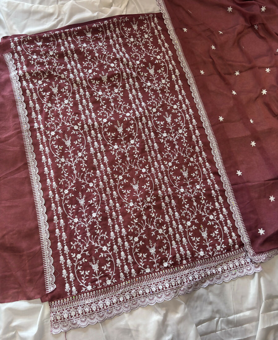 KC Rust Summer Wear Rangoli Silk Straight Suit For Women | Grocsy