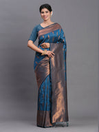 Shree Shyam Fashion Silk Peach Saree | Grocsy