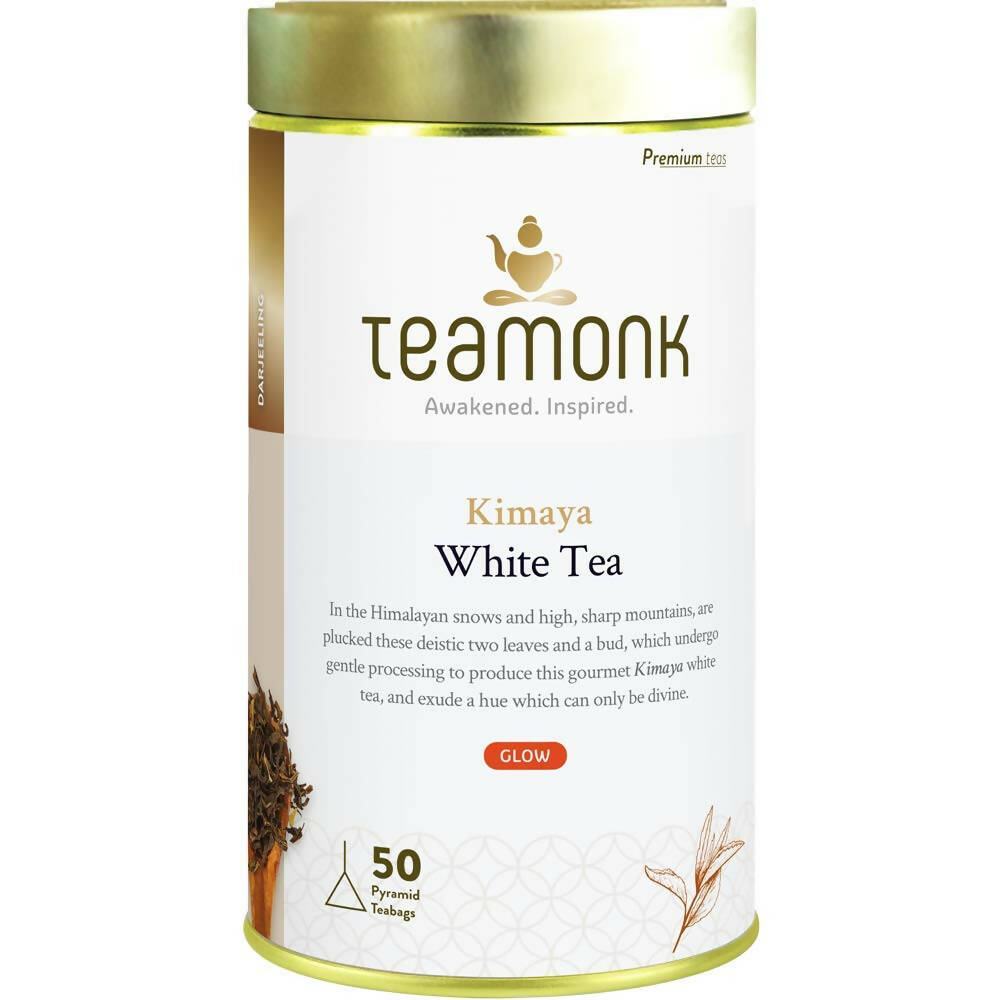 Teamonk Darjeeling Kimaya White Tea Bags | Grocsy