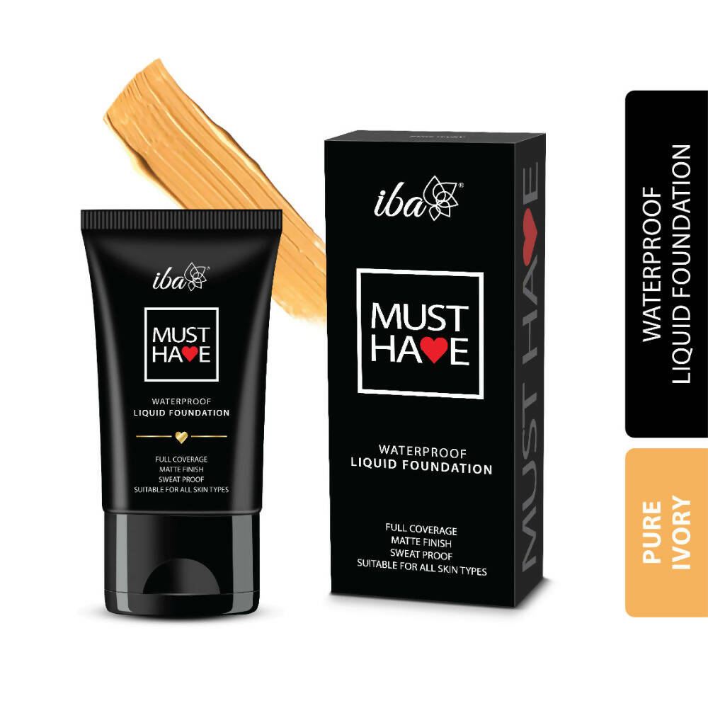 Iba Must Have Waterproof Liquid Foundation - Pure Ivory | Grocsy
