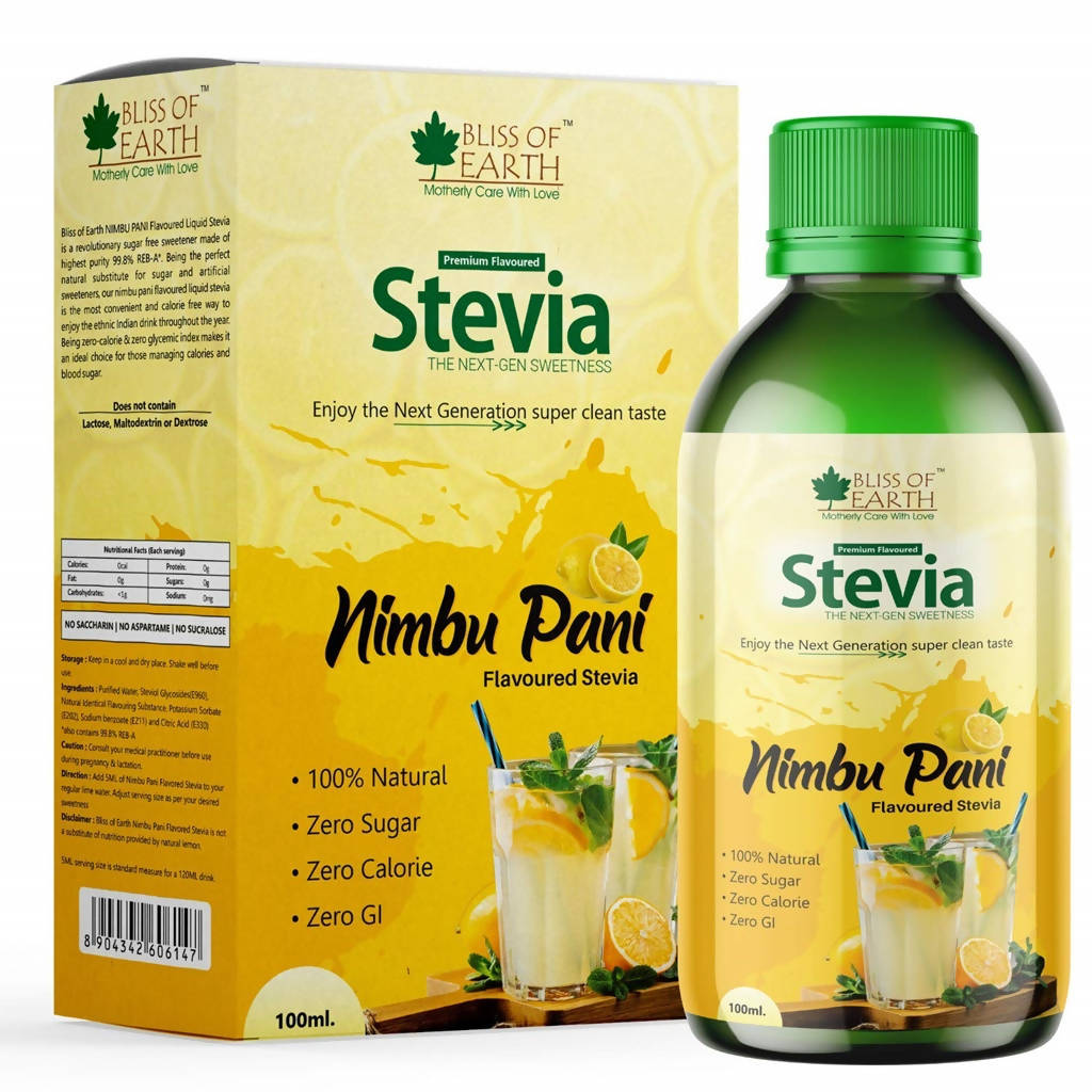 Bliss of Earth Flavour Liquid Stevia | Grocsy