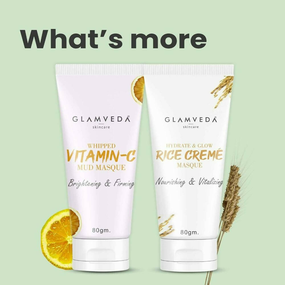 Glamveda Tea Tree Anti Acne Mud Mask | Grocsy