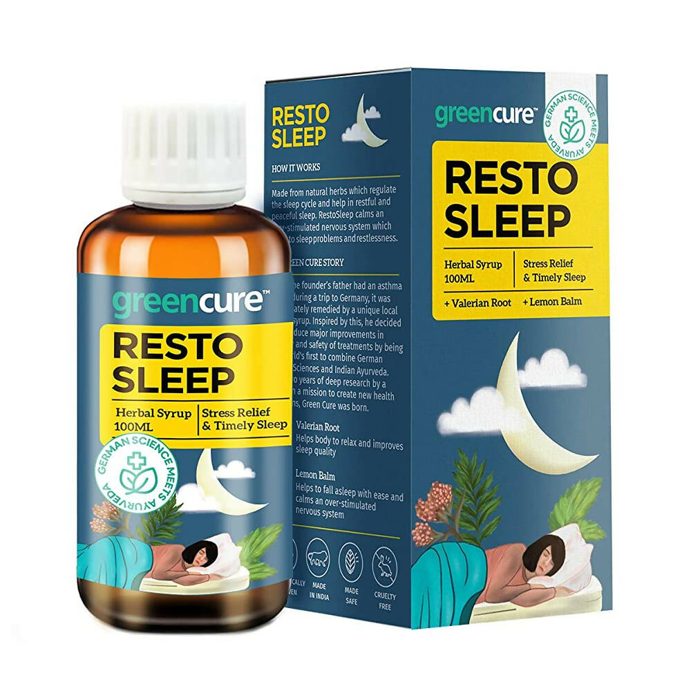 Greencure Resto Sleep Herbal Syrup | Grocsy