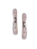 NVR Women Silver Plated Hoop Earrings | Grocsy