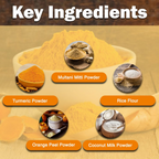 VedicAyurveda Herbal Wax Powder - Turmeric | Grocsy