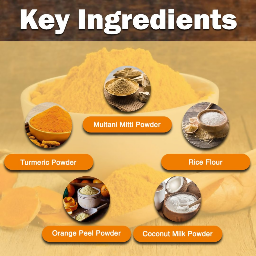 VedicAyurveda Herbal Wax Powder - Turmeric | Grocsy