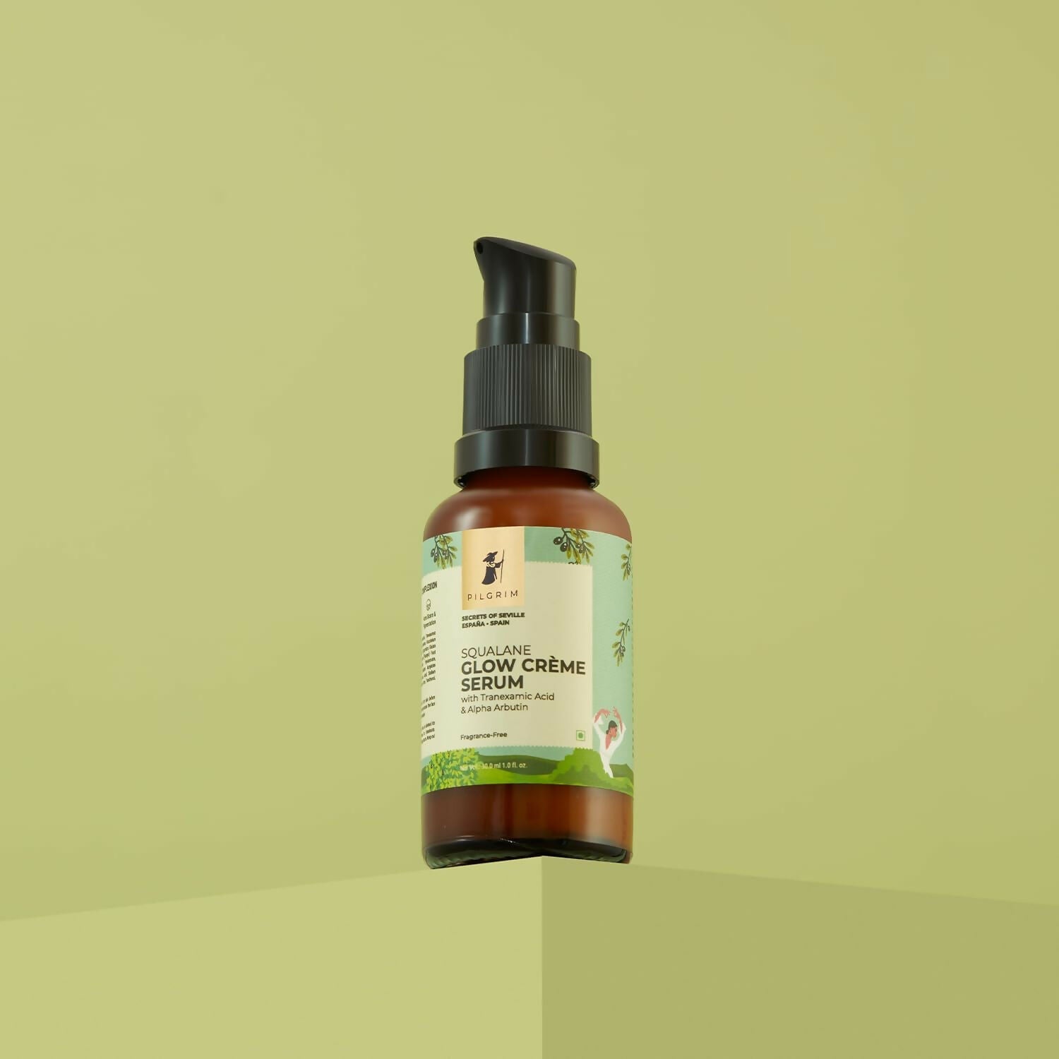Pilgrim Spanish 4% Niacinamide & 1% Alpha arbutin Glow Crème Face Serum For Glowing Skin | Grocsy