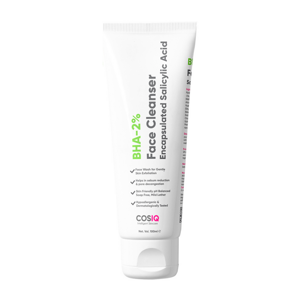 Cos-IQ BHA-2% Salicylic Acid Face Cleanser | Grocsy