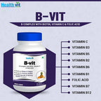 Healthvit Nutrition Natural B-Vit Tablets | Grocsy