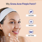 Sirona Anti Acne Pimple Patches For Face with 0.5% Salicylic Acid Invisible Facial Stickers Cover | Grocsy