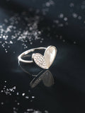 NVR Women's Stylish Latest Silver Plated Ring With Ad Stones | Grocsy