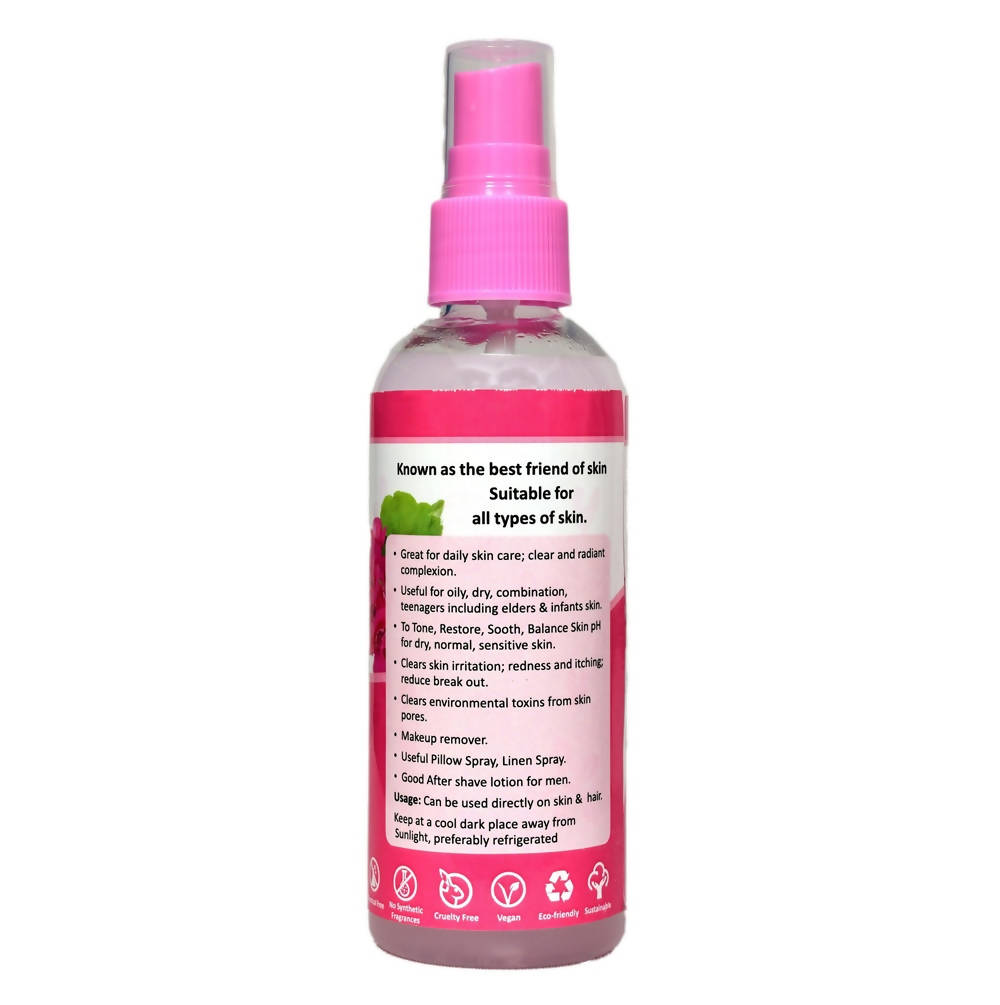 Teja Organics Rose Geranium Hydrosol | Grocsy