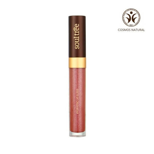 Soultree Ayurvedic Lip Gloss - Rose Dew | Grocsy
