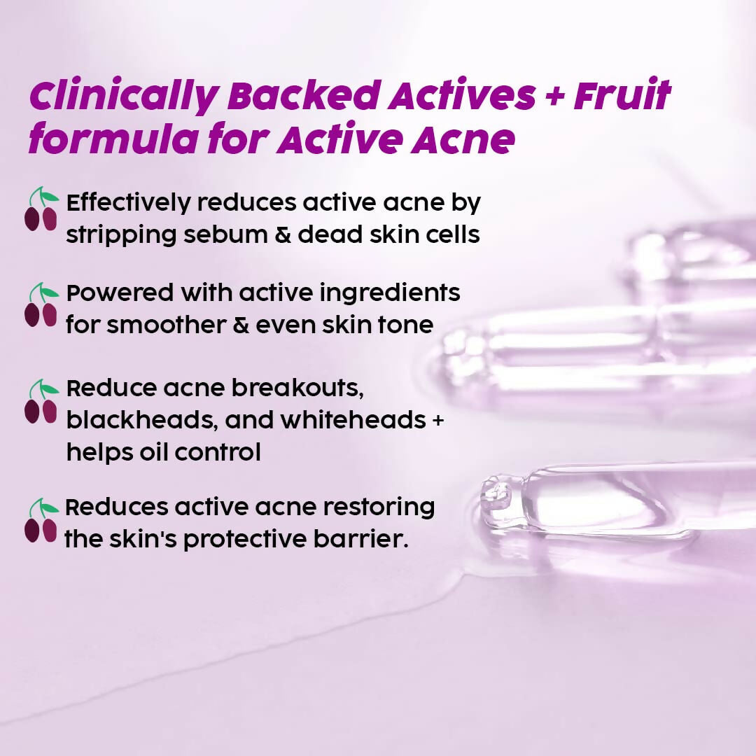 PLIX The Plant Fix 2% Salicylic Acid Jamun Active Acne Control Dewy Serum For Active Acne & Dark Spot Reduction | Grocsy