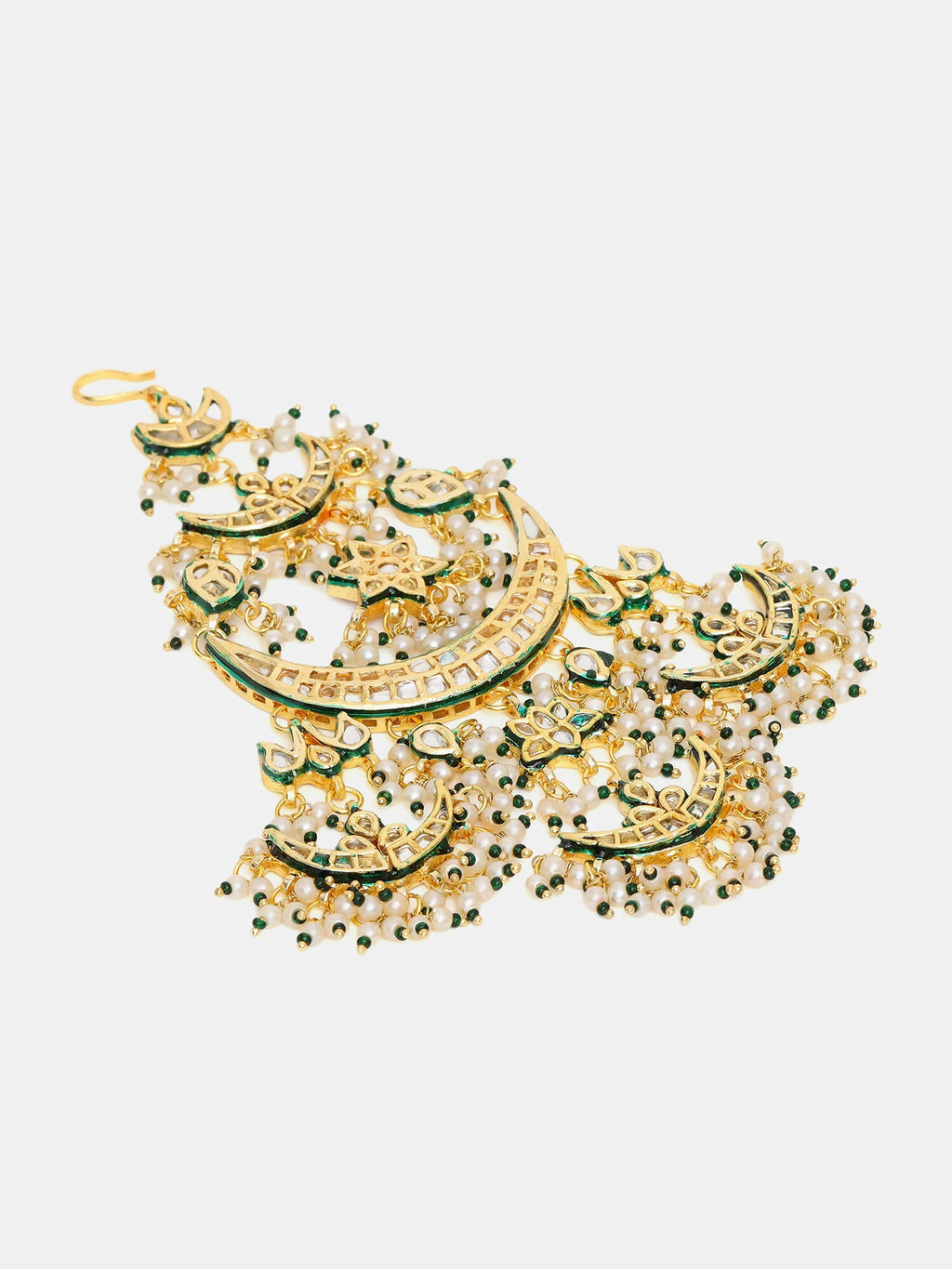 Ruby Raang 22k Gold Polished Kundan Passa | Grocsy