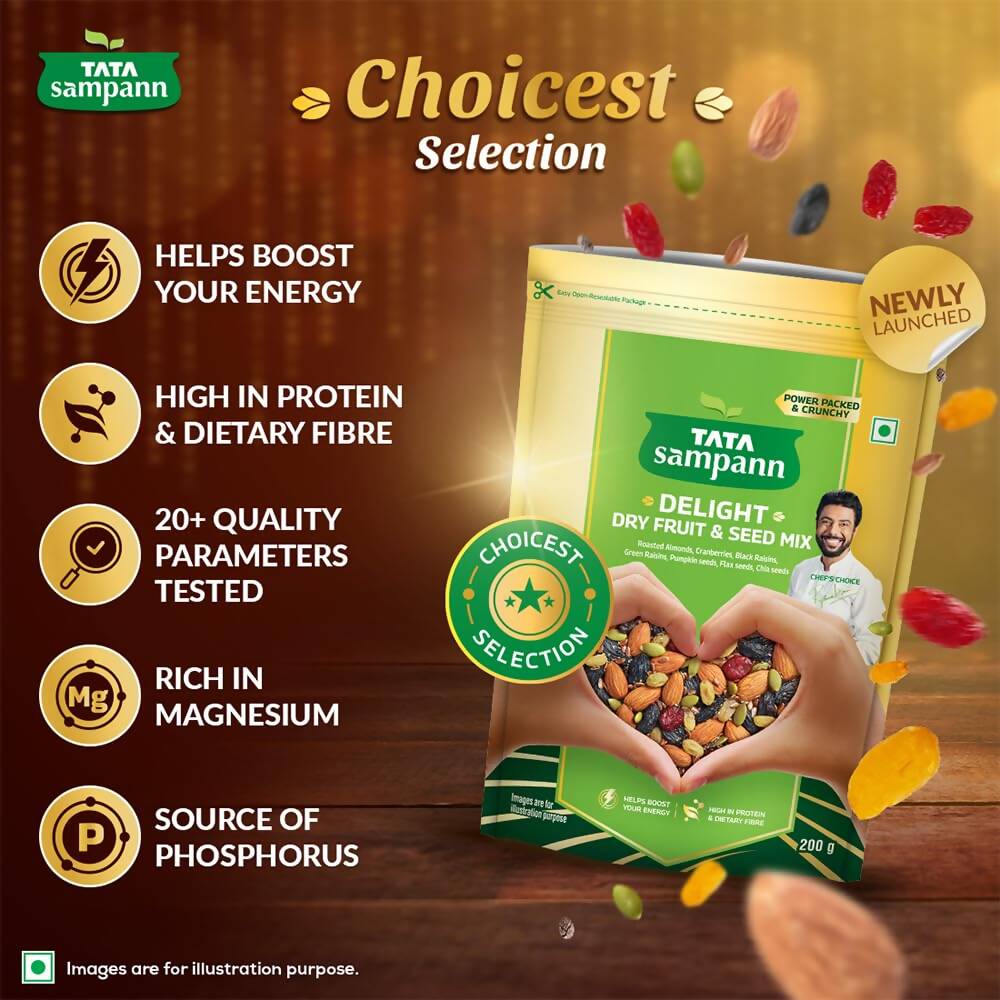 Tata Sampann Delight Dry Fruit & Seed Mix | Grocsy