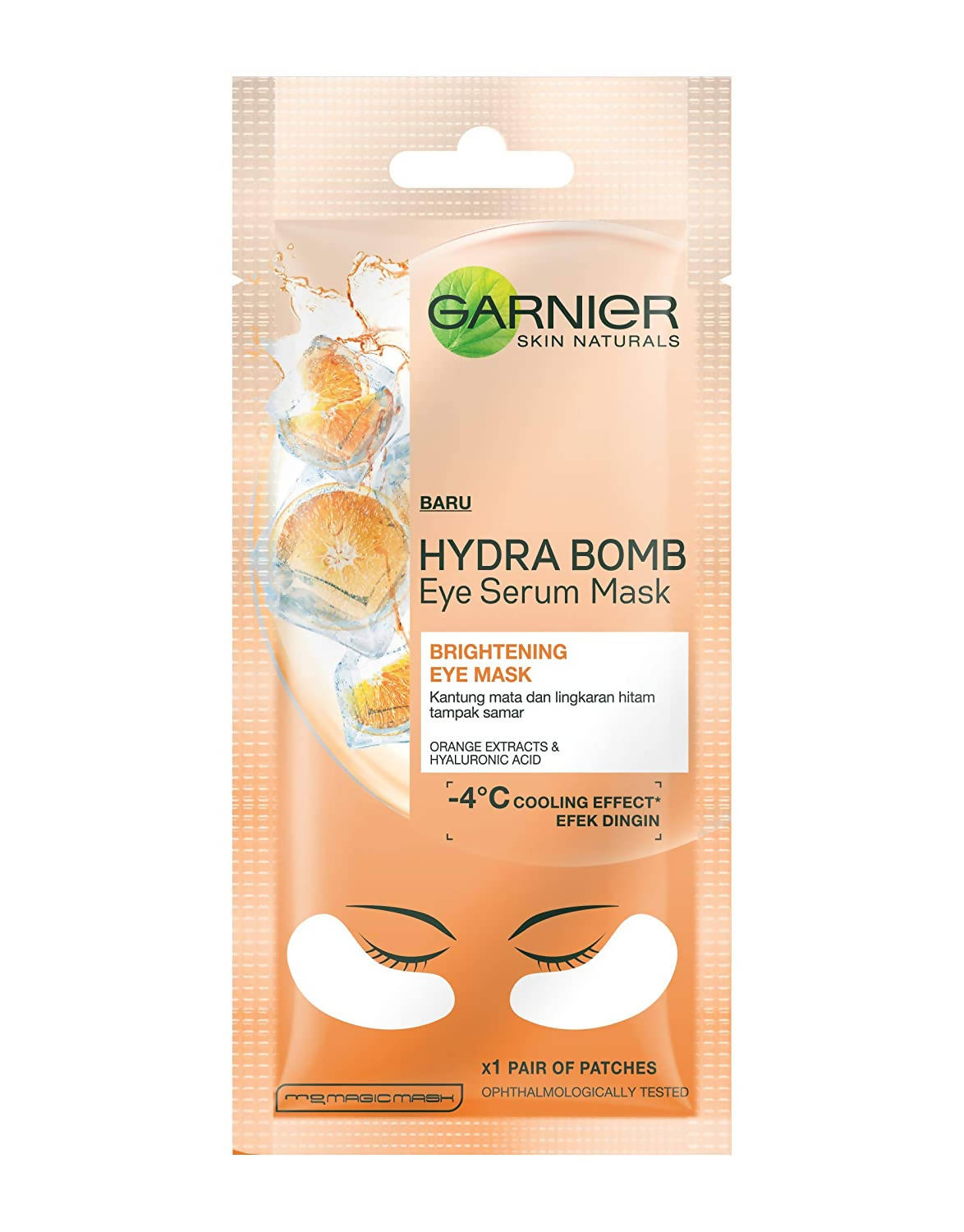 Garnier Hydra Bomb Eye Serum Orange Mask | Grocsy
