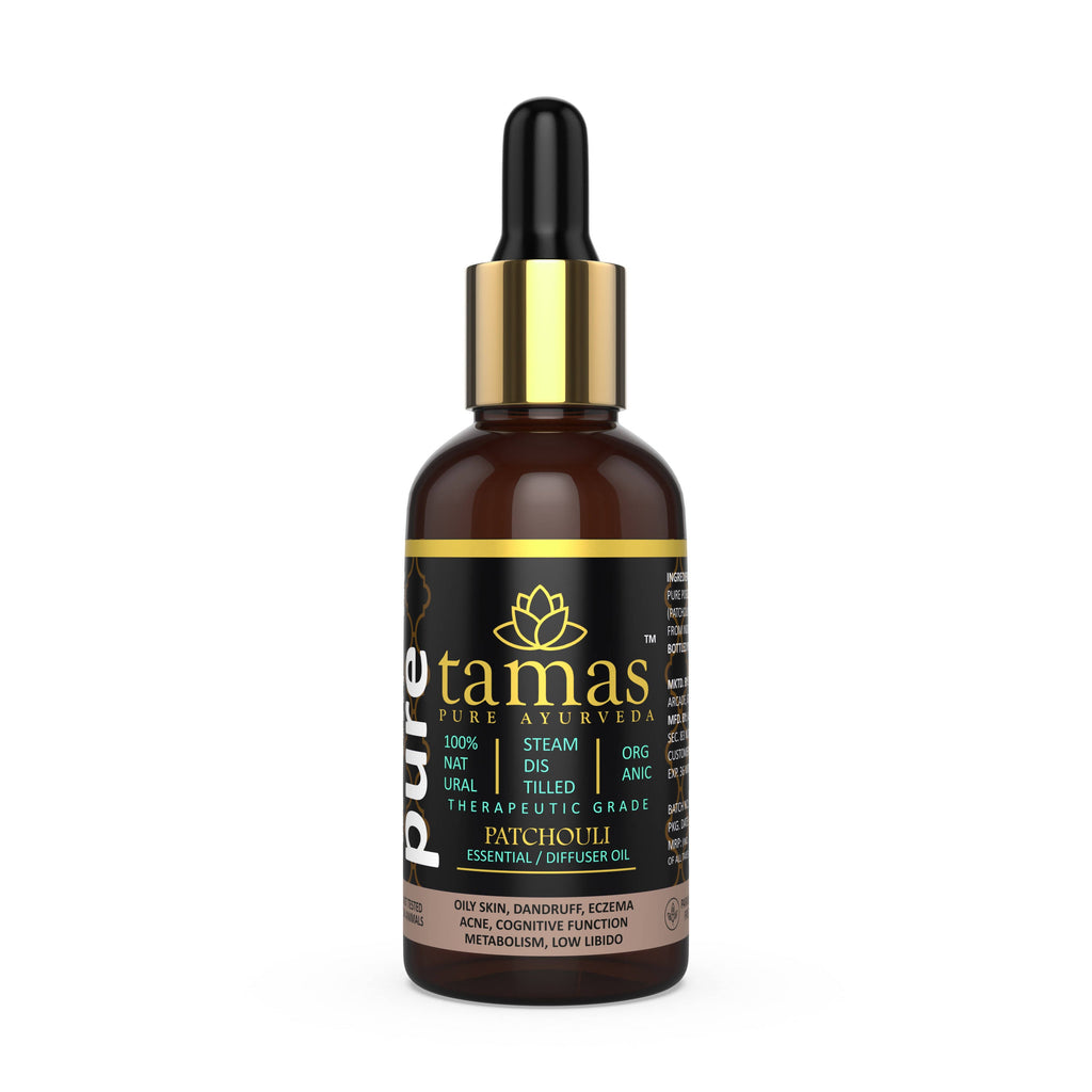 Tamas Pure Ayurveda 100% Organic Patchouli Essential Oil- USDA Certified Organic | Grocsy