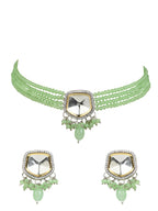 Ria Mint Choker - Wahe Jewels - Swadesiicart