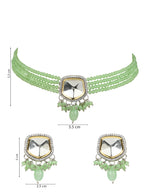 Ria Mint Choker - Wahe Jewels - Swadesiicart