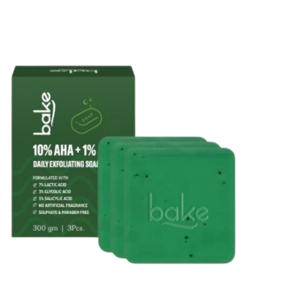 Bake 10% AHA + 1% BHA Scrub Treatment Soap | Grocsy
